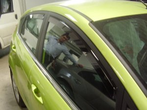 Ford Fiesta légterelő szett első + hátsó ablakra, 4db