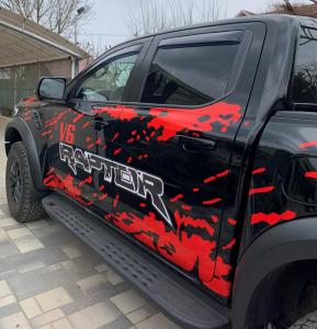 Ford Raptor légterelő szett első + hátsó ablakra, 4db