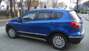 Suzuki SX4 S-Cross légterelő szett első + hátsó ablakra, 4db